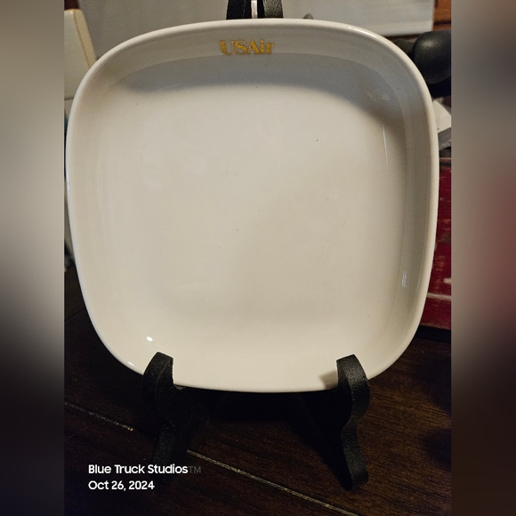 USAir Plate Set Abco China Brand Vintage Airplane Dishes - Picture 7 of 14